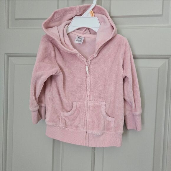 3/$15 Carter's Terry cloth sweater 12 m - Picture 1 of 4